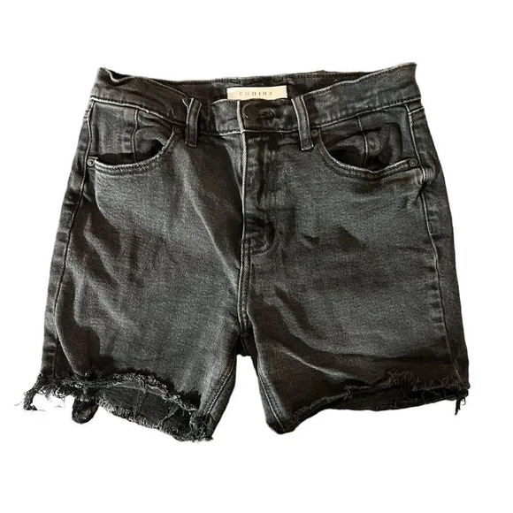 Eunina Kailey High Rise Mid‎ Thigh Shorts Size Small - Picture 1 of 4